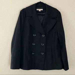 Michael Kors Pea Coat - Size XL - Black